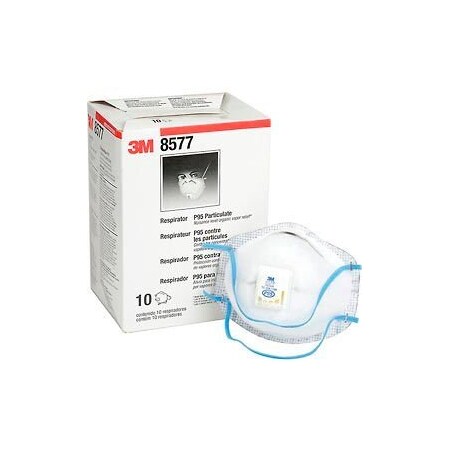 3M 3M™ 8577 P95 Disposable Particulate Respirators, Box of 10 7000002062